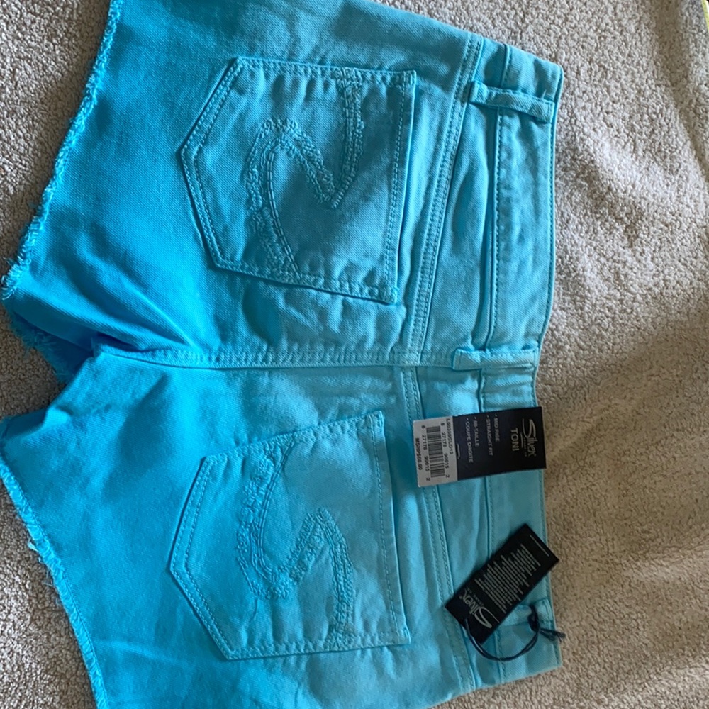 Brand new silver shorts